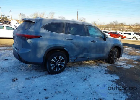 2023 Toyota Highlander Xle z USA, uszkodzony, nr VIN 5TDKDRBH9PS016824
